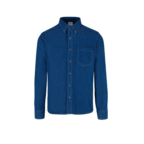 CAMISA YAZ DE MEZCLILLA CABALLERO MANGA LARGA - Vista 2